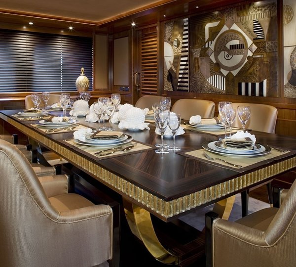 Eating/dining Area Aboard Yacht SOFICO