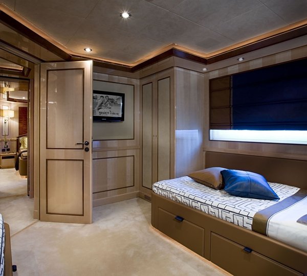 Twin Bed Cabin On Board Yacht SOFICO