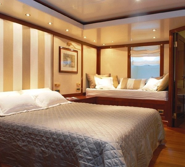 Cabin Including Sitting On Board Yacht ARIETE PRIMO