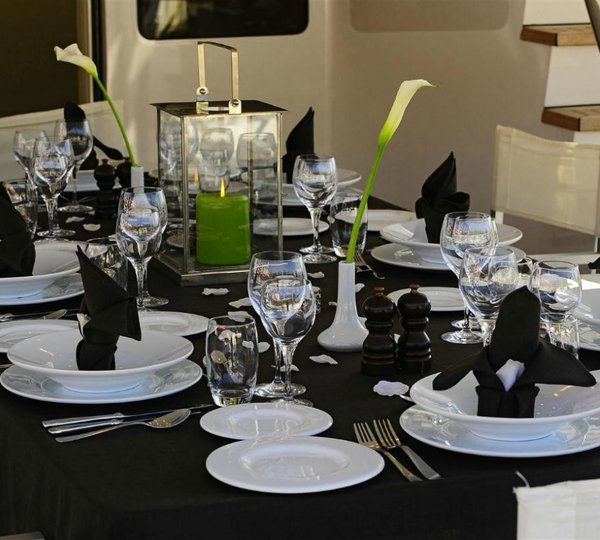 Al Fresco Eating/dining On Yacht BERZINC