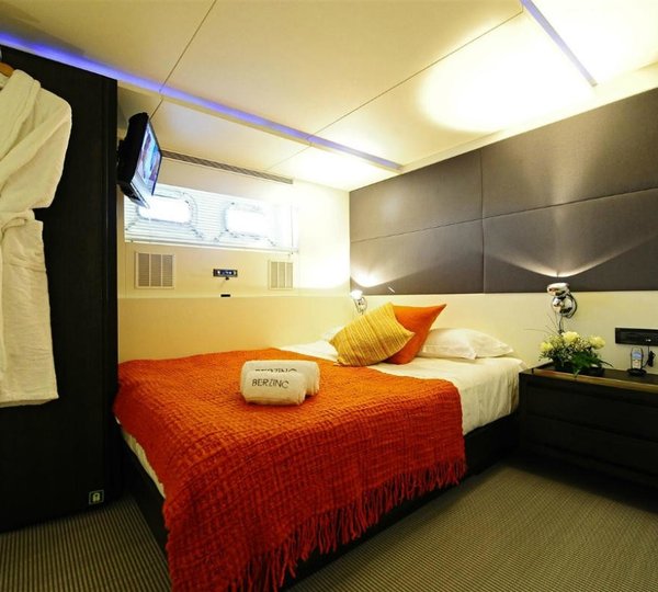 Guest's Double Sized Starboard Side Profile On Board Yacht BERZINC