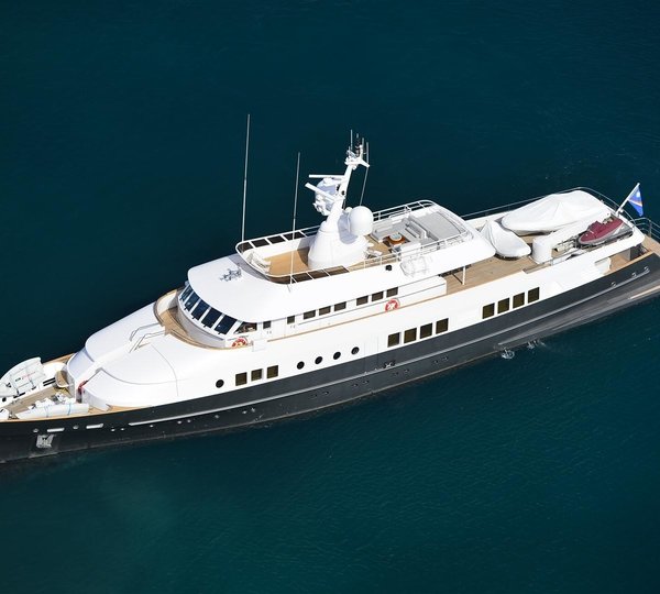 Overview Above Aspect On Board Yacht BERZINC