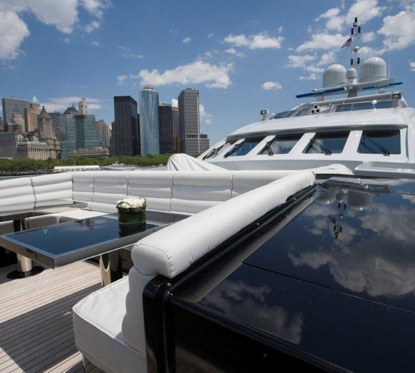 Deck Sitting On Board Yacht BLISS
