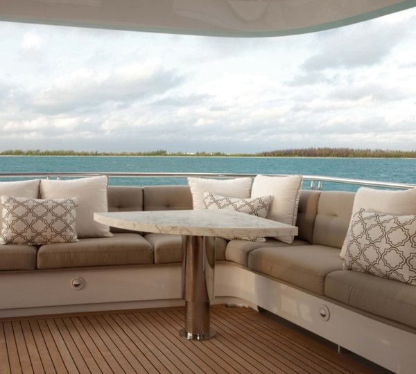 Sky-lounge Aft Deck On Board Yacht CARPE DIEM II