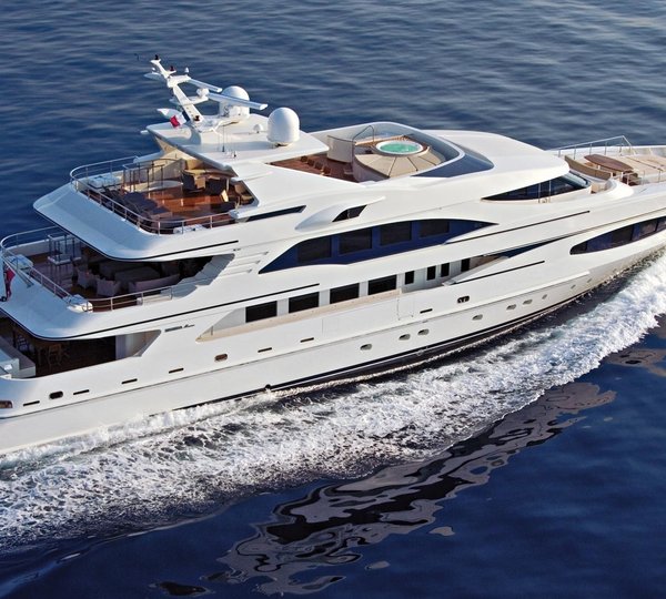 From Above Aspect On Board Yacht PRINCESS IOLANTHE