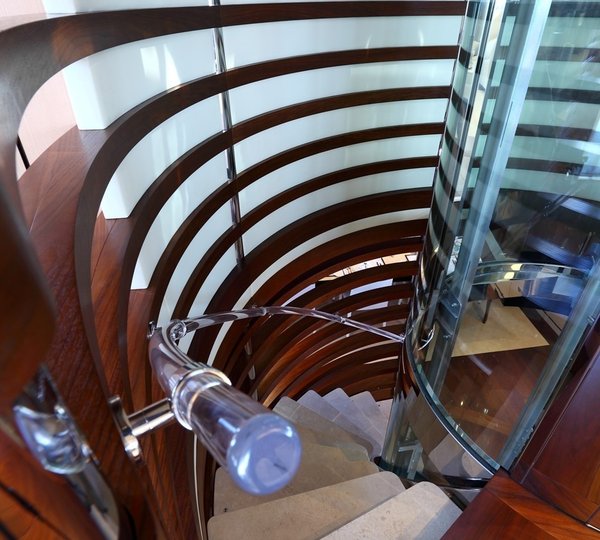 Stairwell and elevator