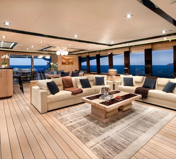 Saloon Aboard Yacht BLUE ICE