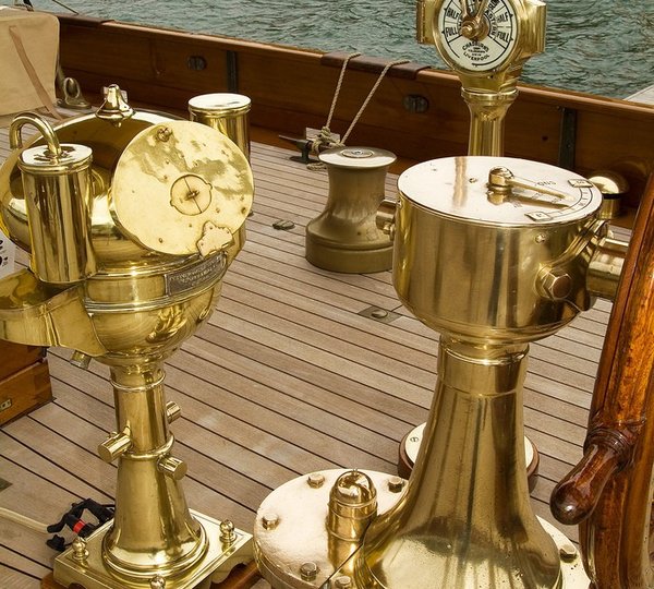 Deck Instrumentation On Board Yacht LULWORTH