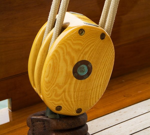 Rigging Close Up On Yacht LULWORTH