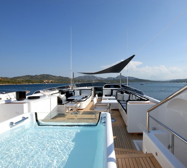 fastest yachts Swimming Pool On Board Yacht PURE ONE