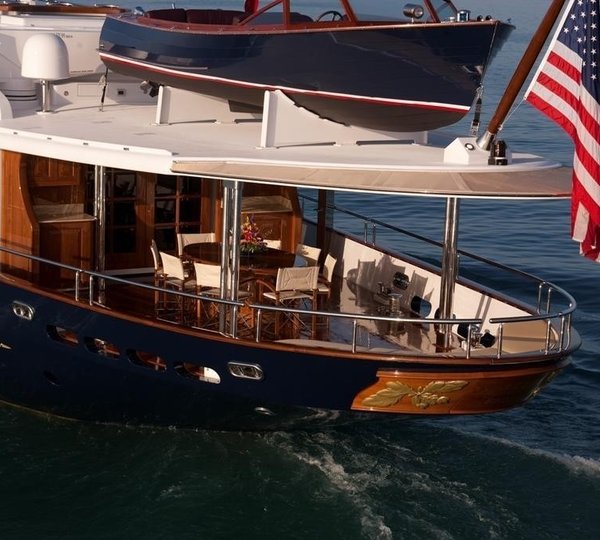 Aft Aspect Aboard Yacht SYCARA IV