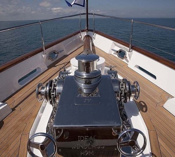 Aspect Taken From Bridgedeck Aboard Yacht SYCARA IV
