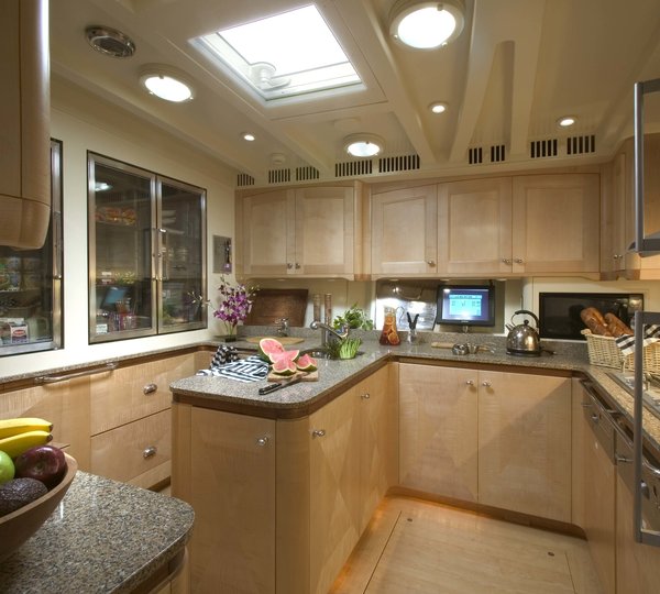 Ship's Galley Aboard Yacht ASOLARE