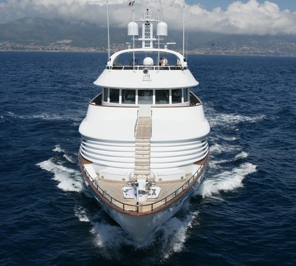 Ship's Bow On Yacht KANALOA