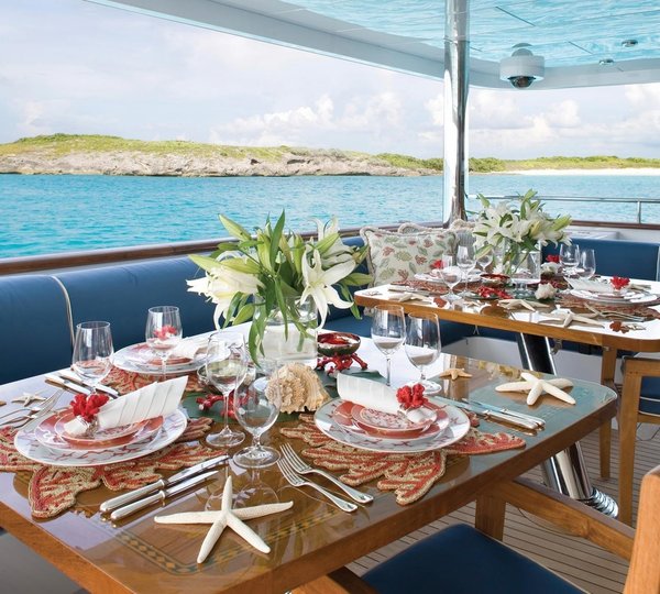 External Eating/dining On Yacht LADY JOY