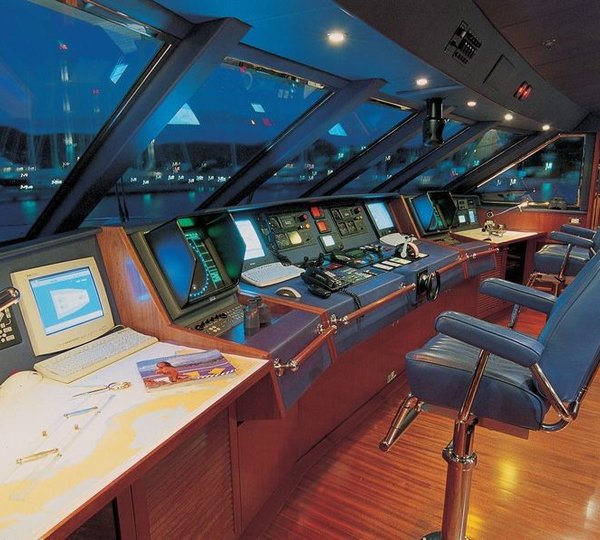 Pilot House On Yacht LADY ANN MAGEE