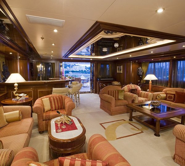 Saloon On Yacht LADY ANN MAGEE