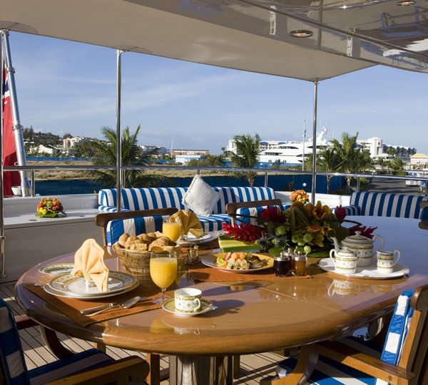 External Eating/dining On Board Yacht LADY ANN MAGEE