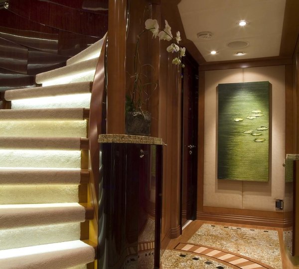 Lower Lobby Aboard Yacht REEF CHIEF