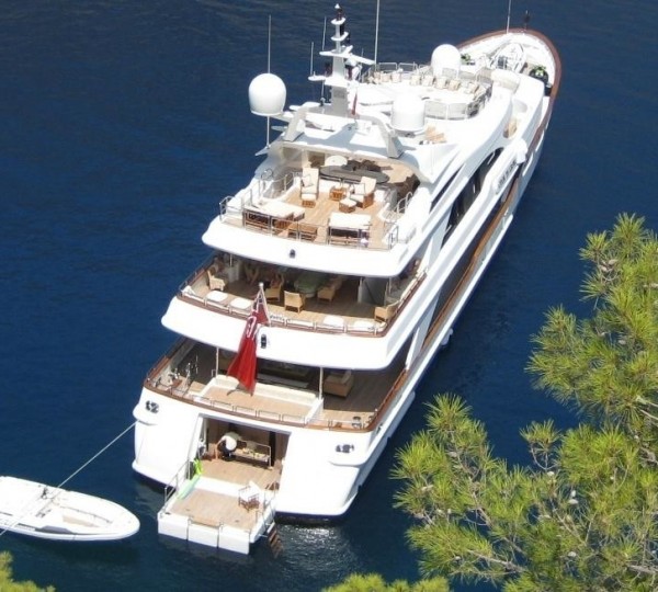 Aft Decks: Yacht LUMIERE's From Above Aspect Captured