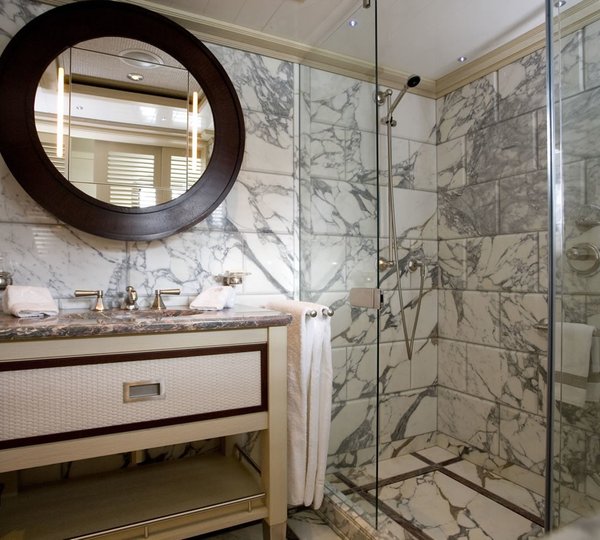 Showering Area On Yacht ODESSA