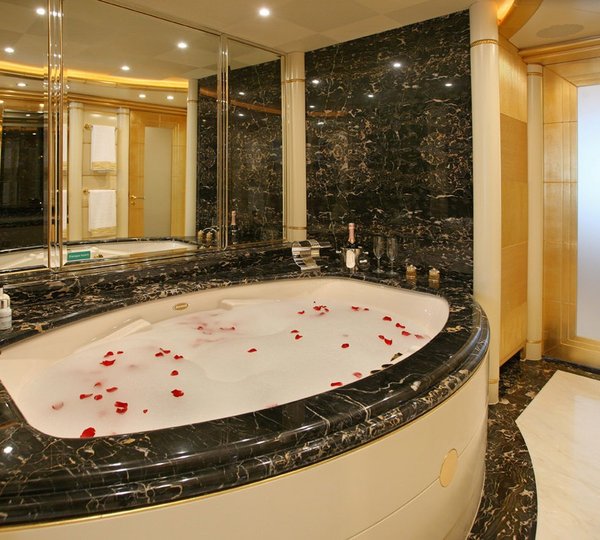 Main Master Bathroom On Yacht PLATINUM