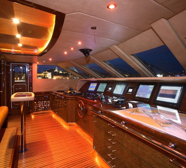 Bridgedeck Aboard Yacht PLATINUM