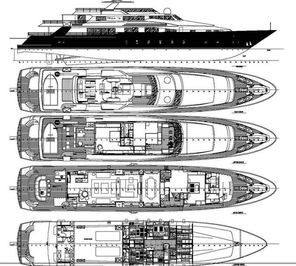 The 50m Yacht RIMA II