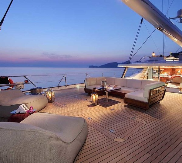 Aft Deck Aboard Yacht PRANA