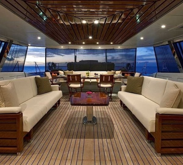 Cockpit On Board Yacht PRANA