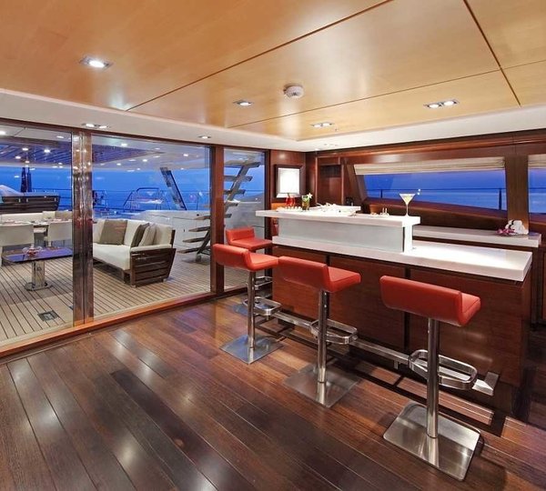 Saloon On Board Yacht PRANA