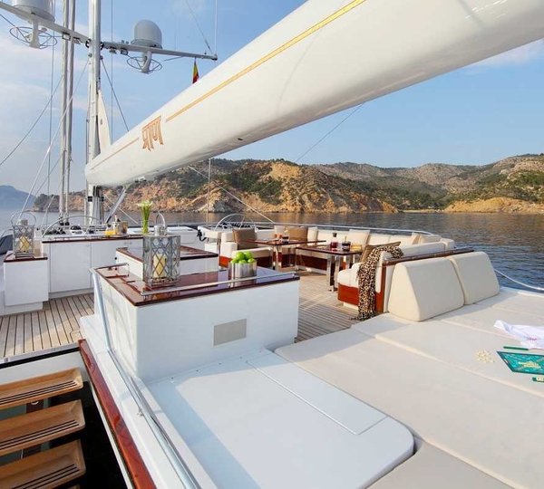 Sun Deck Aboard Yacht PRANA