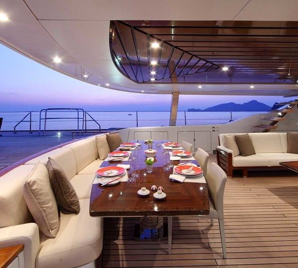 Cockpit Furniture On Yacht PRANA