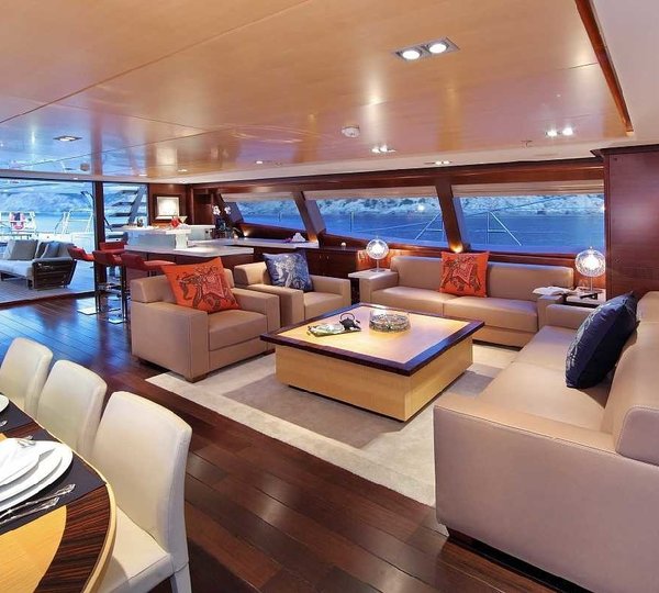 Saloon On Yacht PRANA