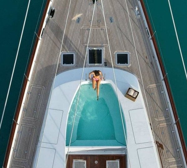 Jacuzzi Pool Aboard Yacht PRANA