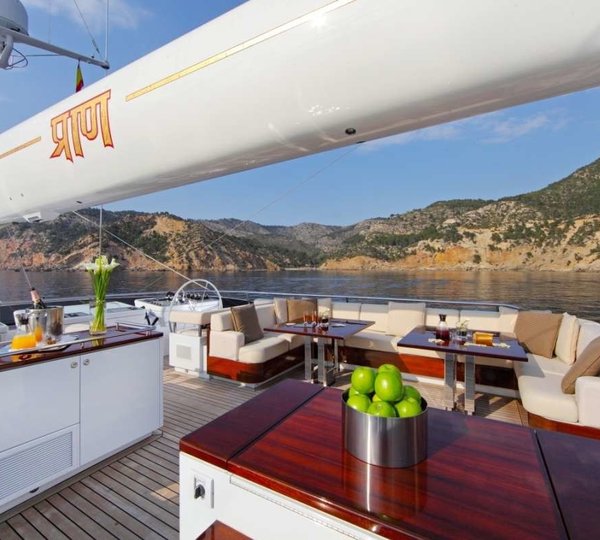 Sun Deck On Yacht PRANA