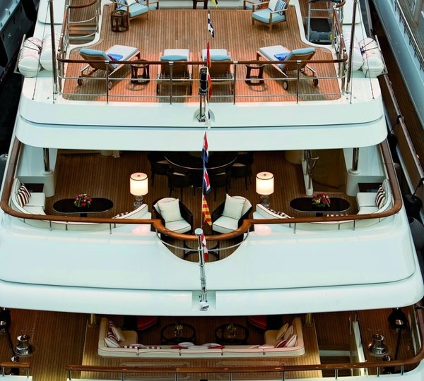 Decks On Yacht LATITUDE