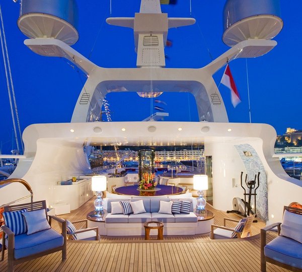 Sun Deck On Yacht LATITUDE