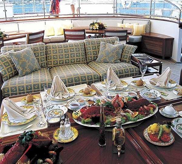 External Eating/dining On Yacht ATMOSPHERE