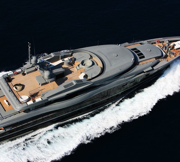 From Above Aspect Aboard Yacht SEA FORCE ONE