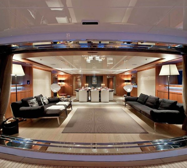 Top Lounging On Board Yacht SYNA
