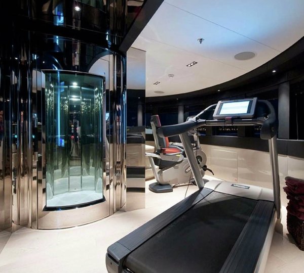 Gymnasium Zone On Yacht SYNA