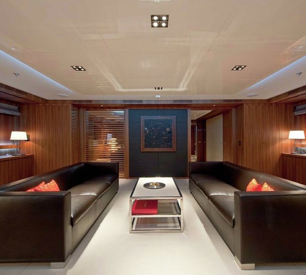 Premier Deck Saloon Aboard Yacht SYNA
