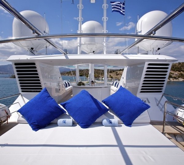 Sun Deck Aboard Yacht ACHILLES