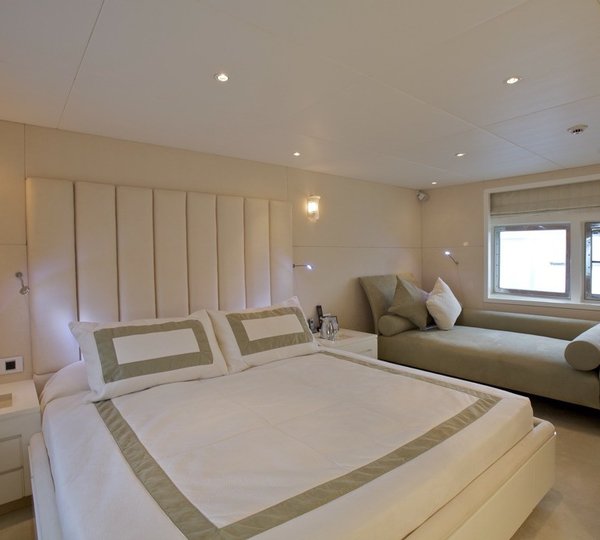 Main Master Cabin On Yacht ACHILLES