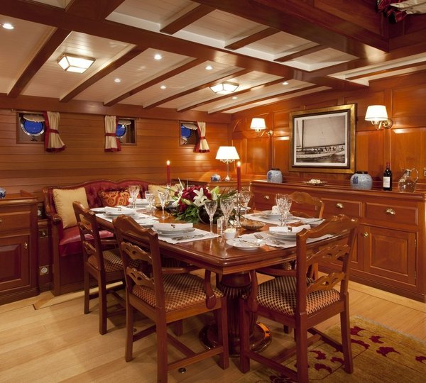 Eating/dining Saloon On Board Yacht ELENA