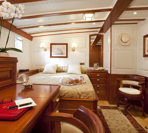 Main Master Cabin Aboard Yacht ELENA