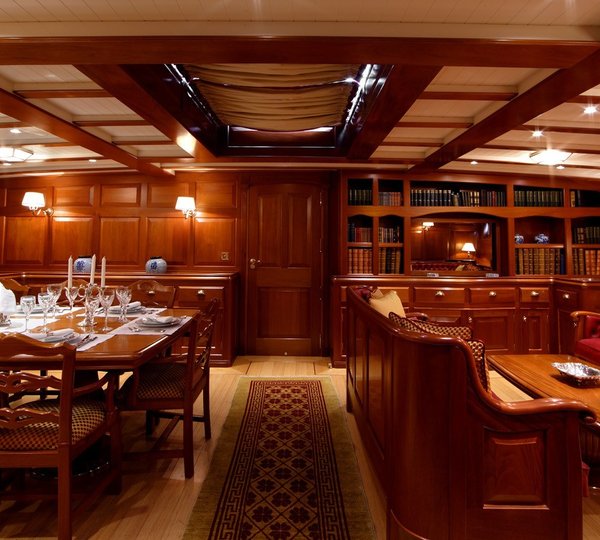 Ding Saloon With Saloon Aboard Yacht ELENA