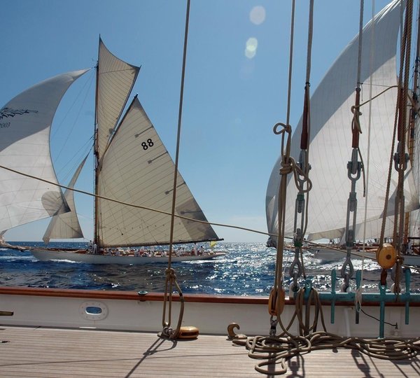 Aspect Taken From Deck On Board Yacht ELENA