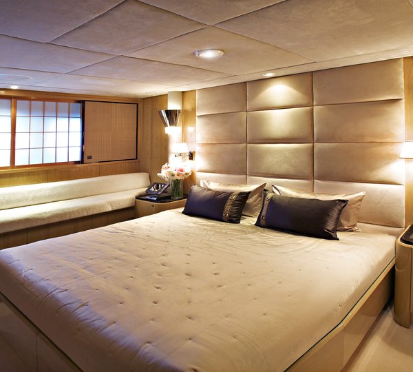 Main Master Cabin Aboard Yacht LADY A
